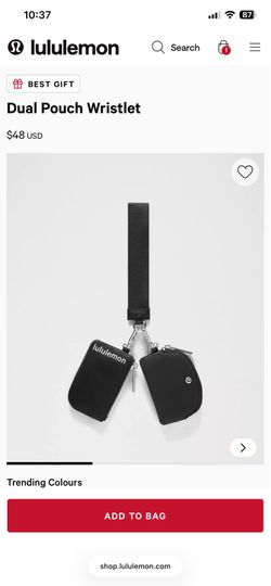 Dual pouch wrislet