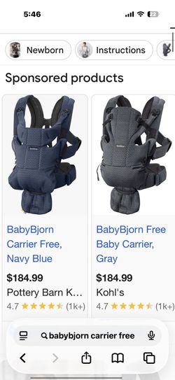 Babybjorn Free Baby Carrier