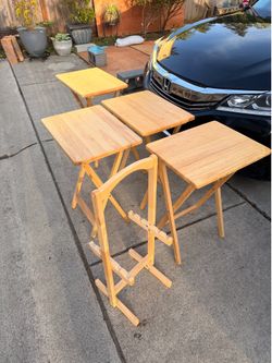 4 Folding Tables.
