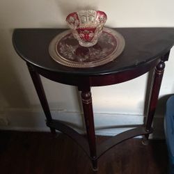 Half Moon Table & Mirror 