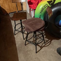 Bar Chairs - Wood and Metal
