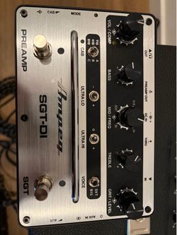 Ampeg SGT-DI Premium Bass Guitar Preamp and DI Pedal