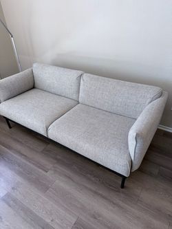 Ikea Applaryd grey sofa
