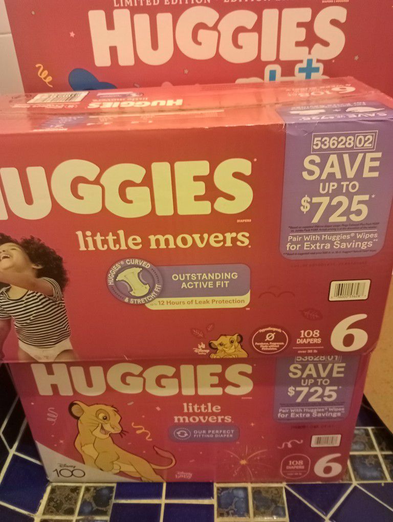 Huggies Diapers Size 6 