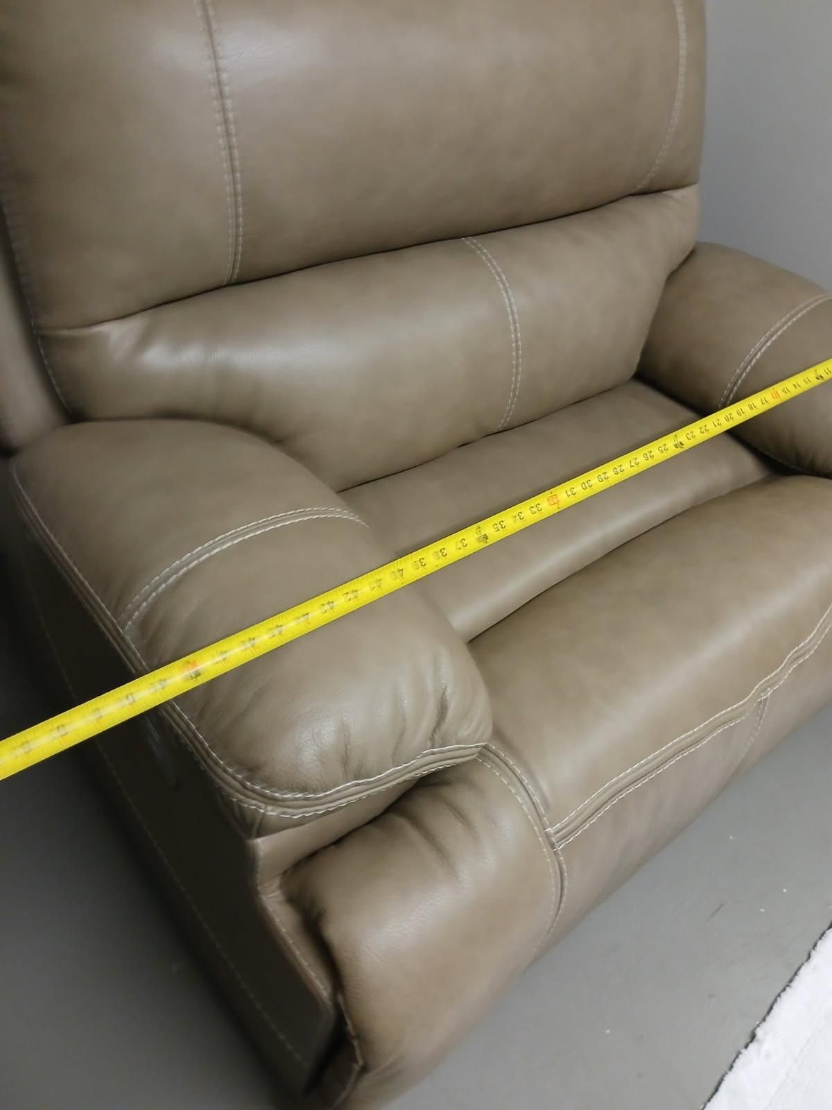 Leather Sofa And Chair