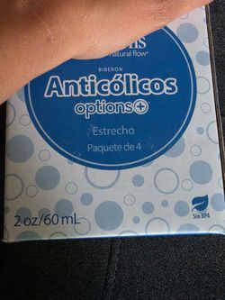 Anti-Colic Baby Bottles Options+ 4-Pack 2oz