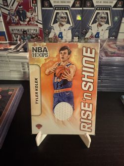 Tyler Kolek Jersey Card New York Knicks RC 024-25 Panini NBA Hoops 