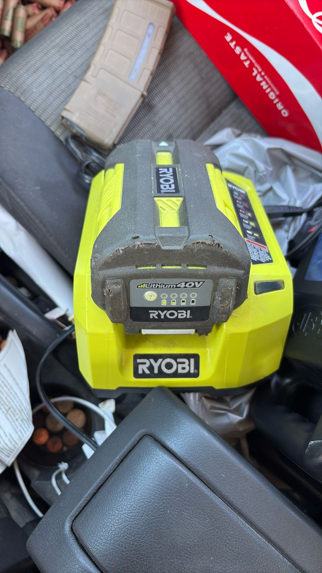 Ryobi 40v Battery And Charger 