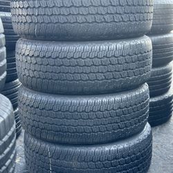 SET OF TIRE 275 55 20 GOODYEAR 85% LIFE