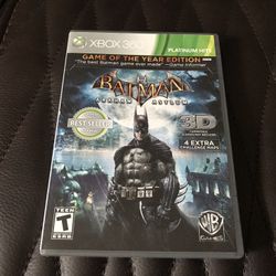 Xbox 360: Batman Arkham Asylum Game Of The Year Edition (complete)