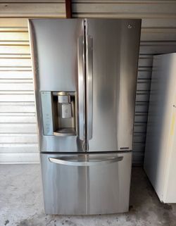 LG Stainless Steel Refrigerator And Freezer