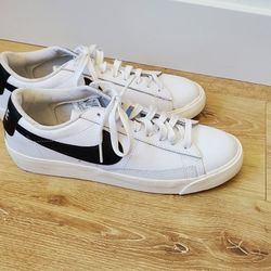 Nike Blazer Low Leather White Black CI6377-101