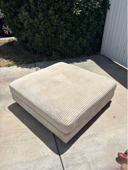 Oversized ottoman