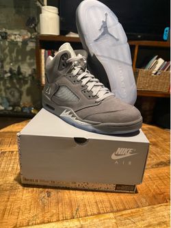 Jordan 5 Wolf Grey Size 10