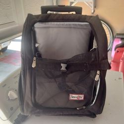 Pet carrier/backpack with rolling wheels
