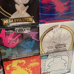 **(Please Read)**Sealed ETBs, Collectors Chest, And Collection Boxes.