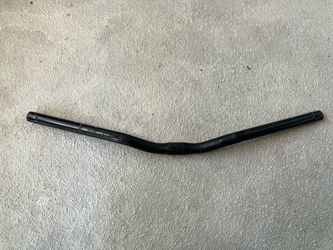 Black Alloy Riser Bicycle Handlebar – 25.4mm Clamp Diameter
