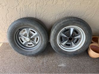 (2) 15x7 Pontiac Rally 2 Wheels JJ Code