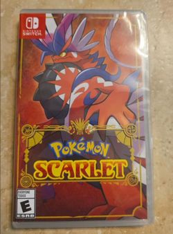 brand new sealed nintendo switch pokemon scarlet