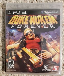 PS3 PlayStation Game Duke Nuke Forever-Sealed