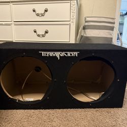 Dual 12 Inch Ported Speaker Box