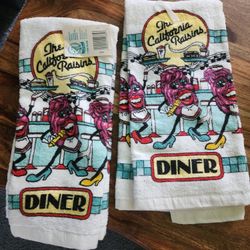 California Raisins Dinner Hand Towel