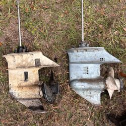 Lower Units Outboard Motor Evinrudes 