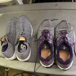 Gray Pair Of New Balance Size 10 30 Dollars Gray And Purple Size11