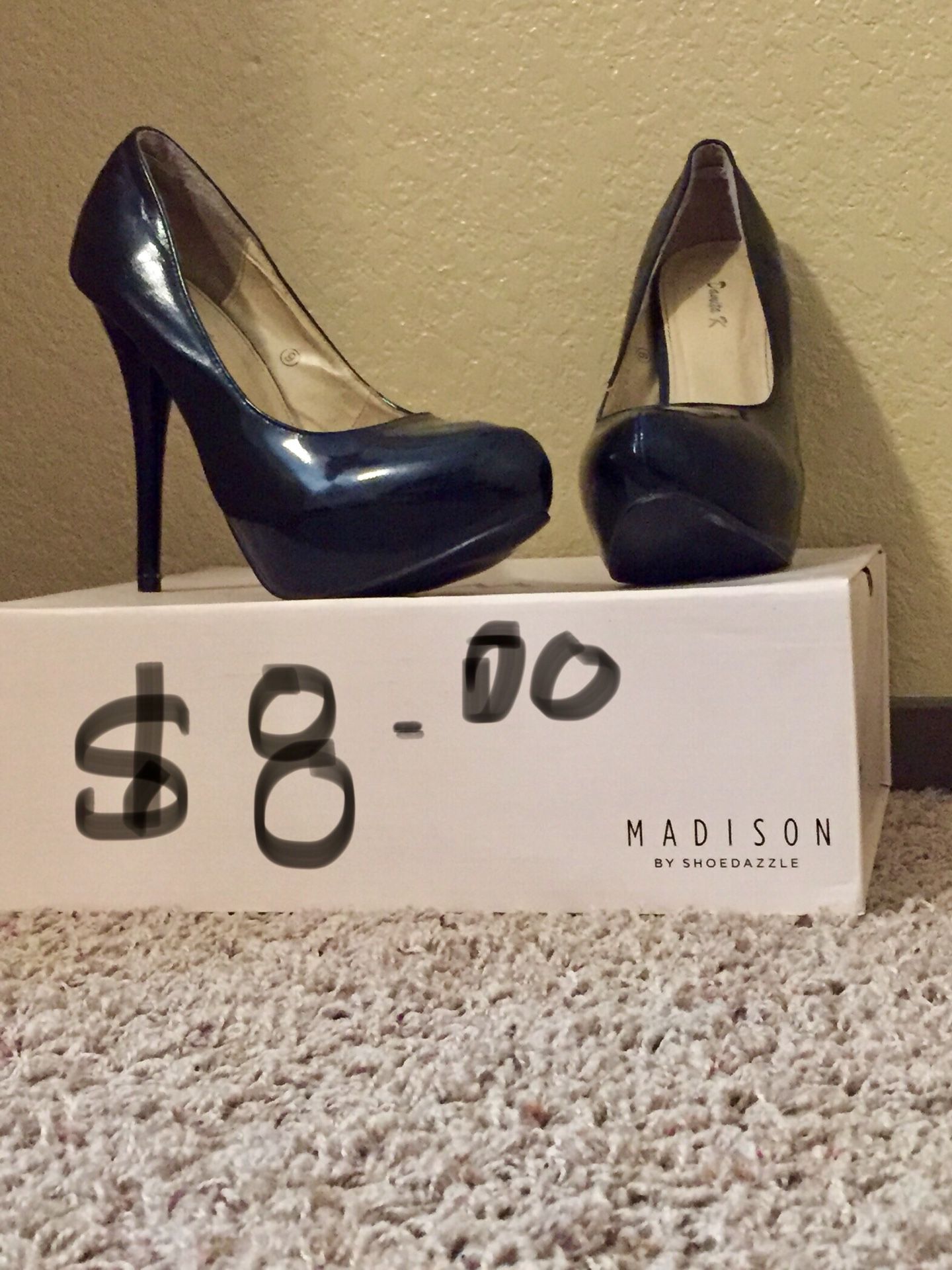Blck heels size 9
