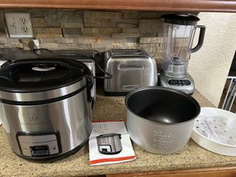 Wolfgang Puck Stainless Steel 10 Cup Rice Cooker