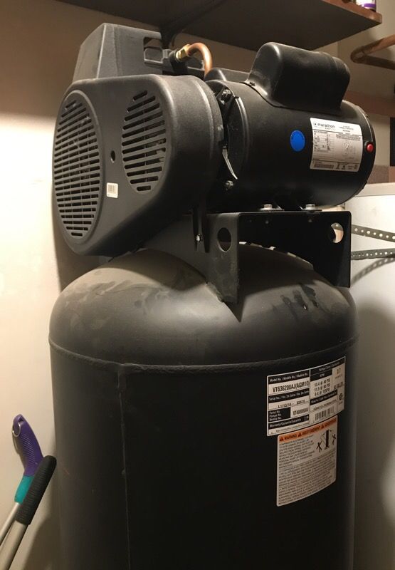 Kobalt 60 gallon cast iron air compressor (220v)