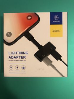 Dual adapter converter charger & headphone jack