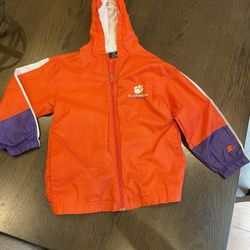 Kids xs 4/5 Clemson Tigers Windbreaker Jacket. Starter. Great Condition 