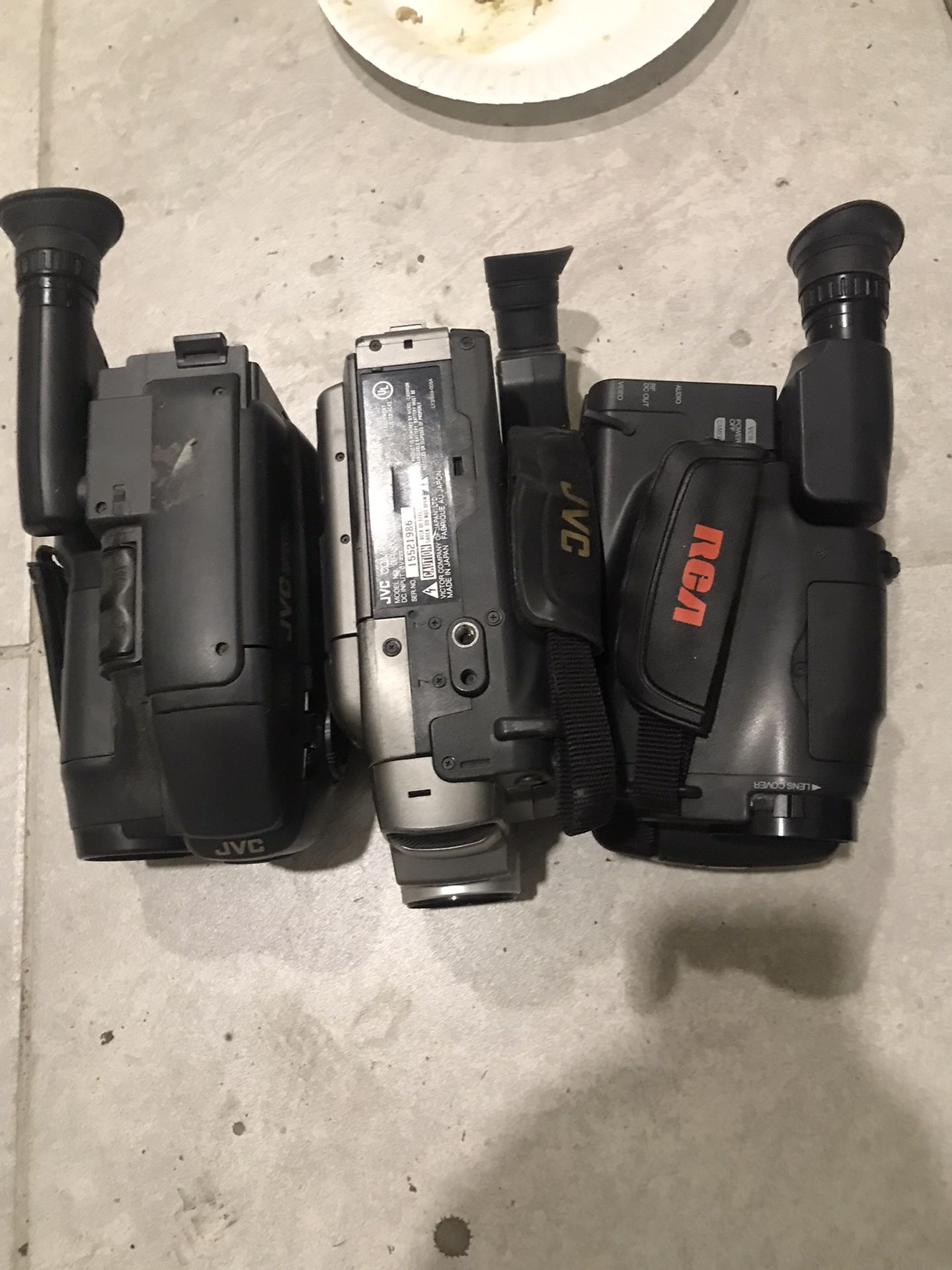 3 Video Camaras All Working