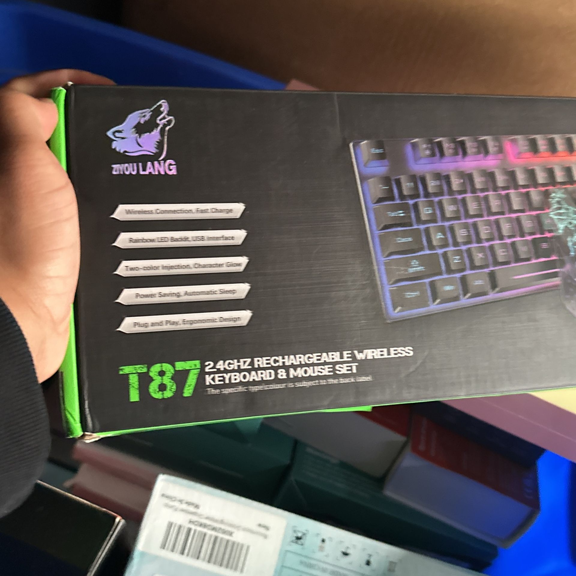 Ziyou Lang T87 Wireless Keyboard Combo
