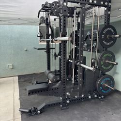 3 In 1 Squat Rack, Functional Trainer, Smith Machine FREE DELIVERY