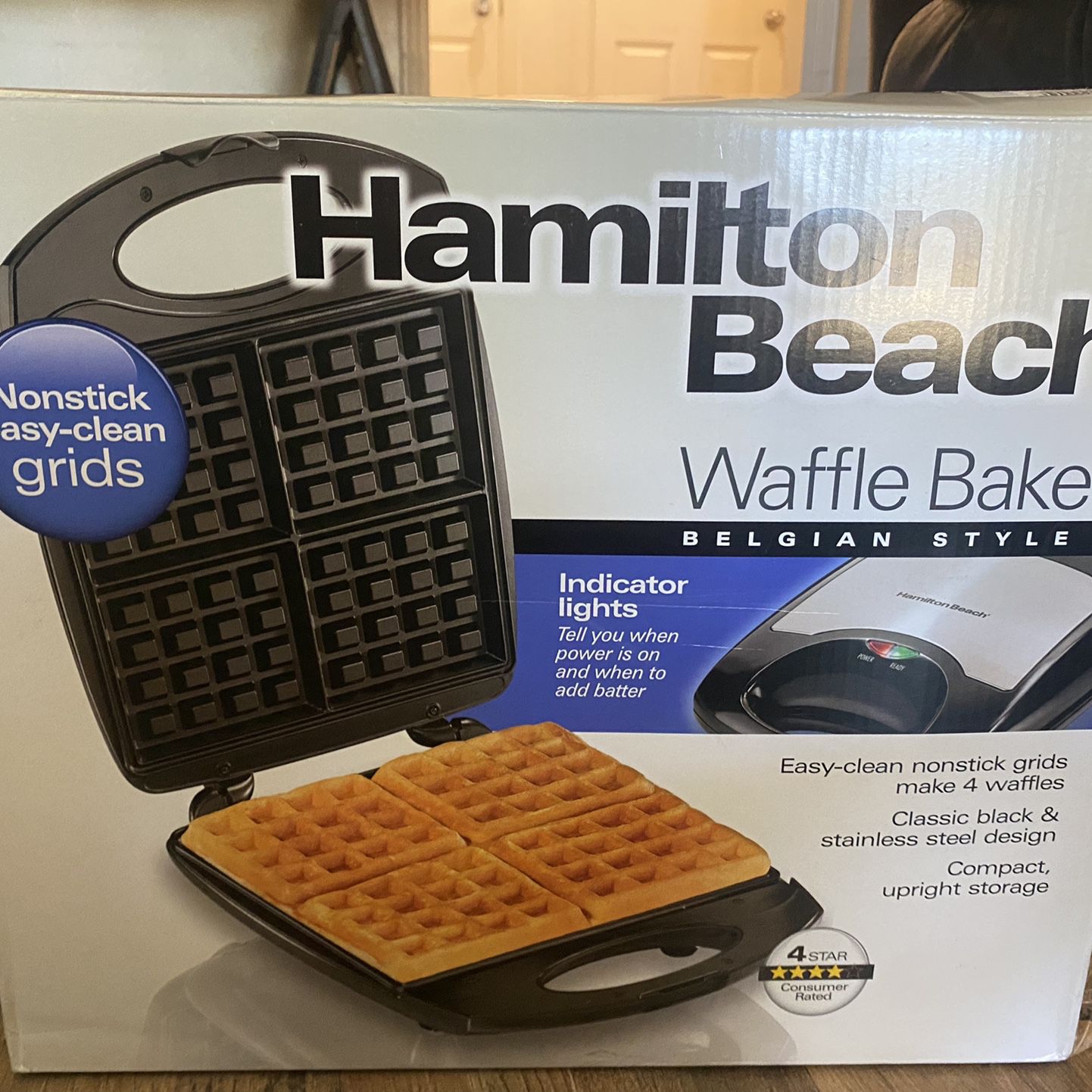 Hamilton Beach Belgian Waffle Maker