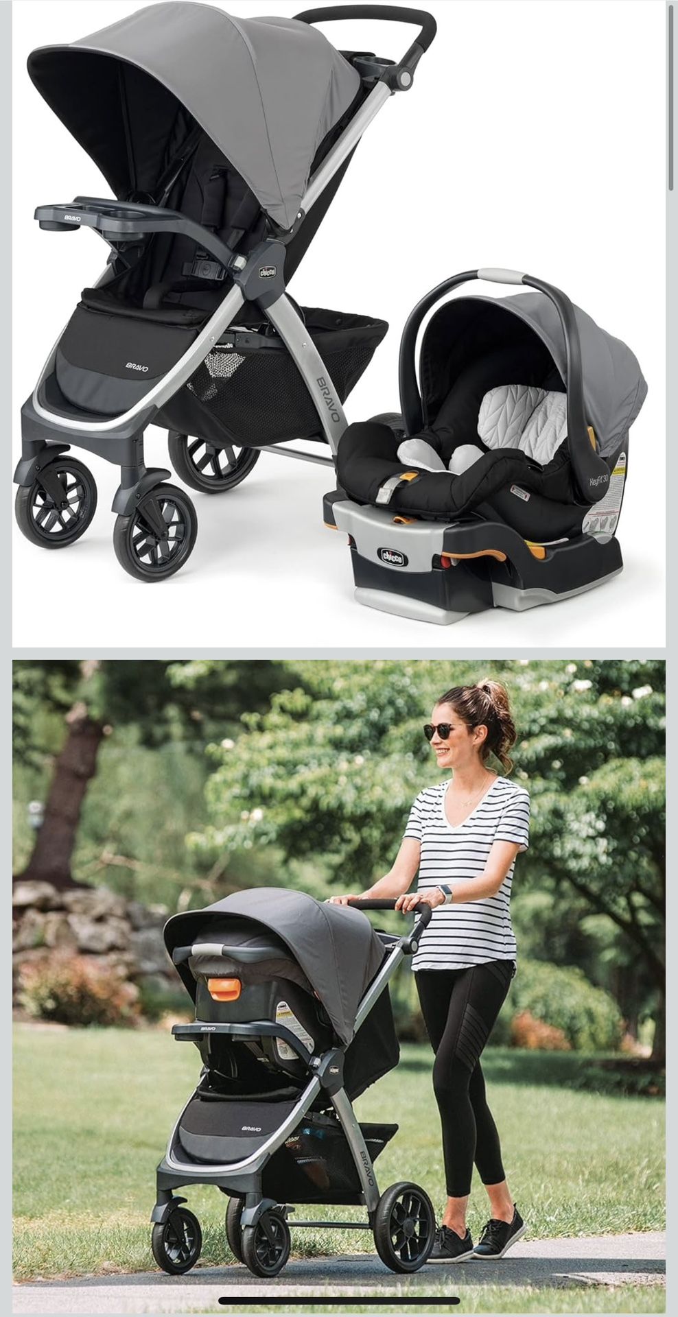 Chicco Bravo in Trio Travel System, Bravo Quick Fold Stroller