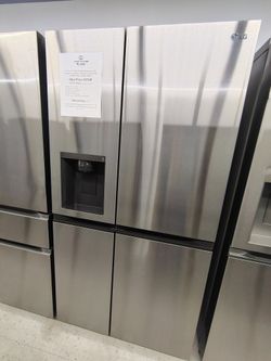 Open Box Side By Side Counter Depth Refrigerator With One Year Warranty 