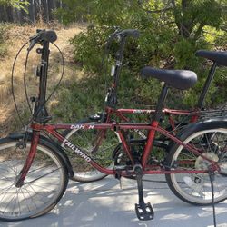 2 DAHON Tailwind Folding Bicycles