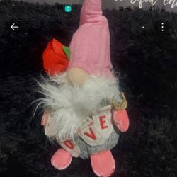 Lighted Valentine Gnome table decor