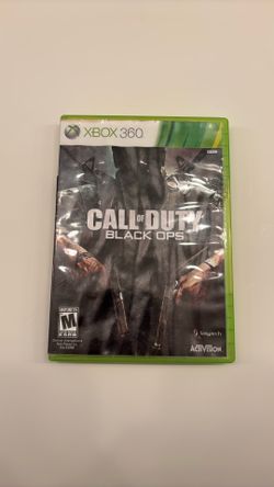 Xbox 360 call of duty black ops