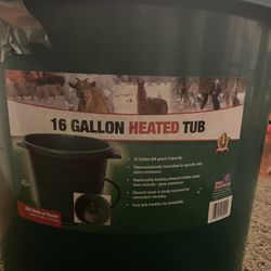 16 Gallon Heated Bucket