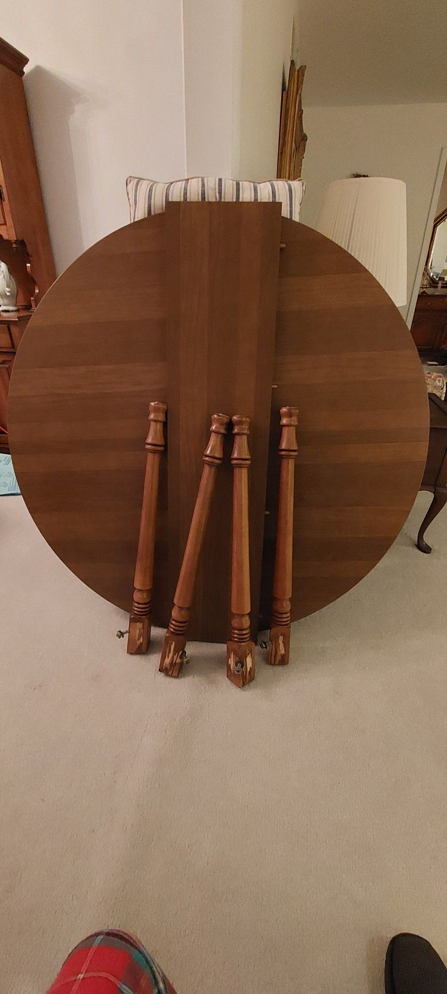 48 " Kitchen Table with 11 " Leaf Extension