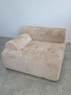 Like New Corduroy Modular Chair