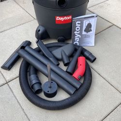 Dayton / Wet/Dry/Vacuum/16gal Tank Size