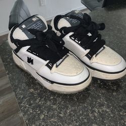 Amiri Men's MA-1 Leather & Mesh Low tops