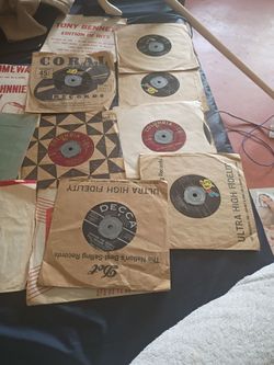 45 vintage records ,14 total
