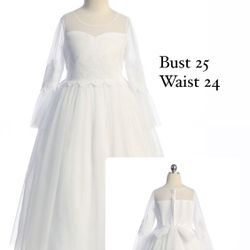 Baptism Communion Dress Size 6