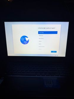 Windows Laptop with White Keyboard